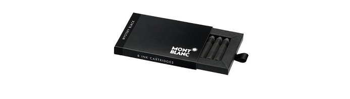 REFIL MONTBLANC CARTUCHO DE TINTA PRETO c/08