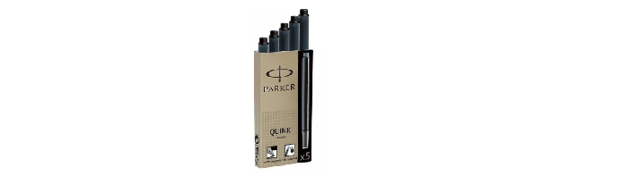 REFIL PARKER CARTUCHO DE TINTA PRETO