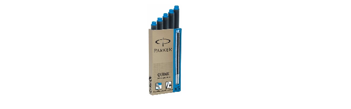 REFIL PARKER CARTUCHO DE TINTA AZUL LAV