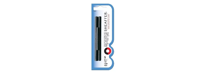 REFIL SHEAFFER CARTUCHO DE TINTA C/5 PR
